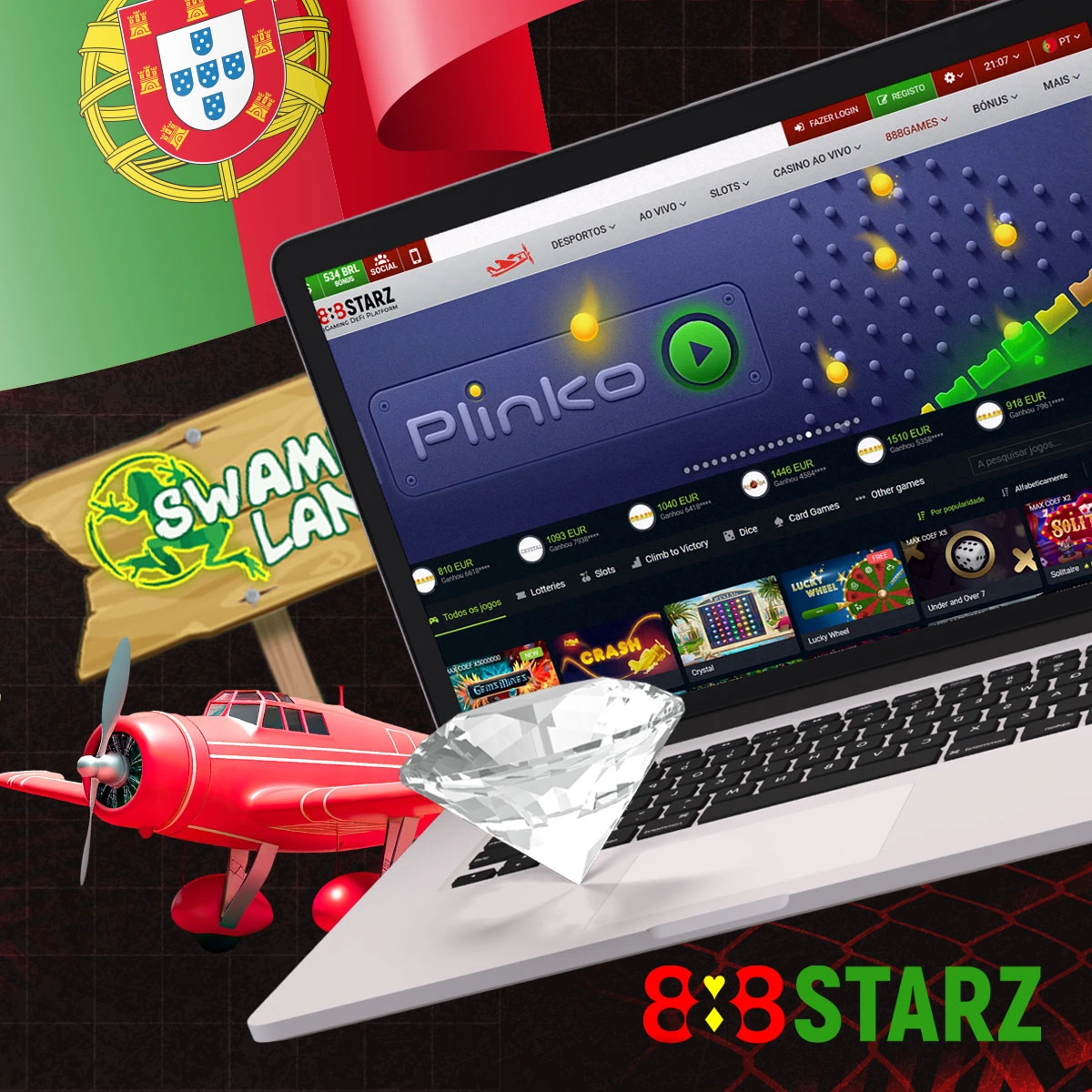 Os melhores jogos de crash no catálogo do 888Starz