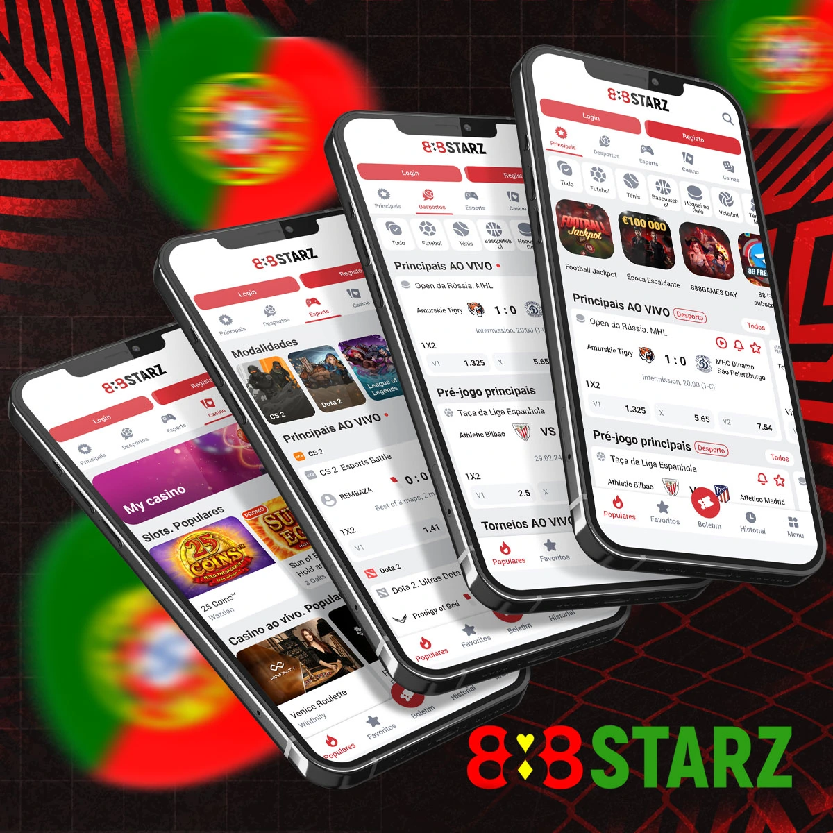 Como é que instalo a aplicação móvel 888Starz no meu dispositivo?